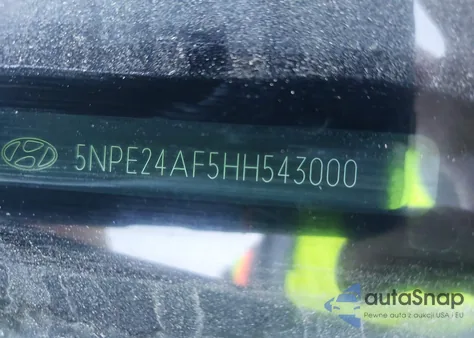 2017 Hyundai Sonata из США, поврежденный, VIN 5NPE24AF5HH543000